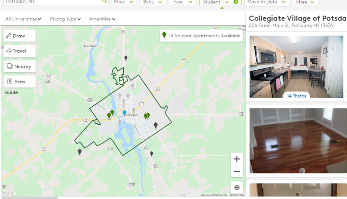 Best Student Apartments in Potsdam NY